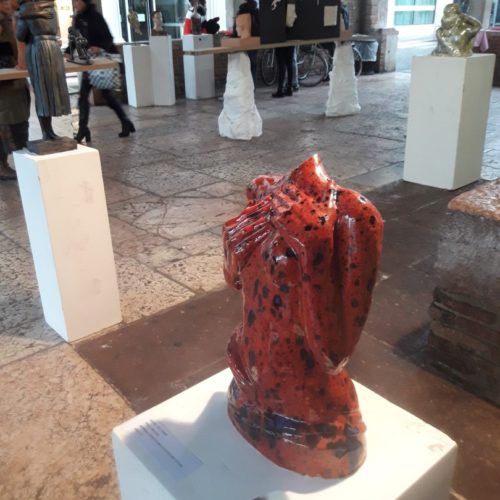 2017 Tiola Zerbini - Treviso Cuor di Natale 2017 – Mostra di scultura Arte Studio presso la Loggia De Cavalieri a Treviso