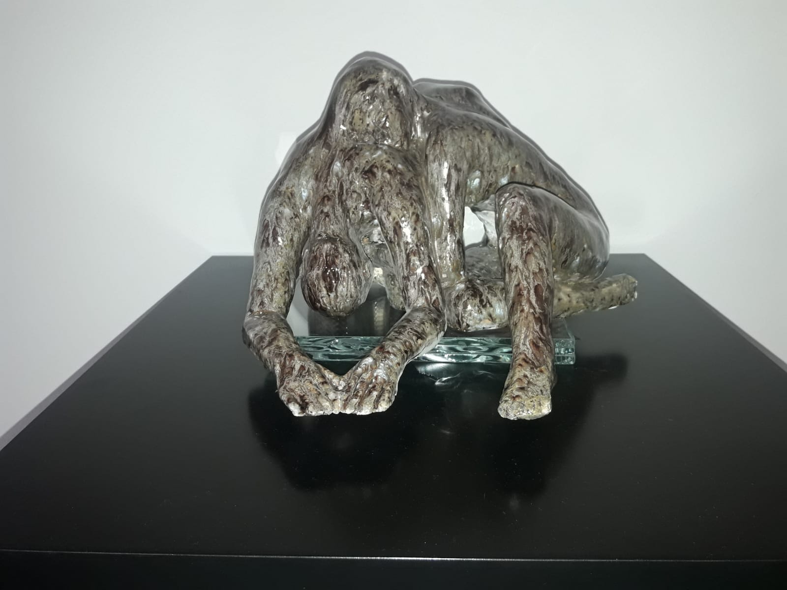 Tiola Zerbini - Scultura Semire smaltato in seconda cottura