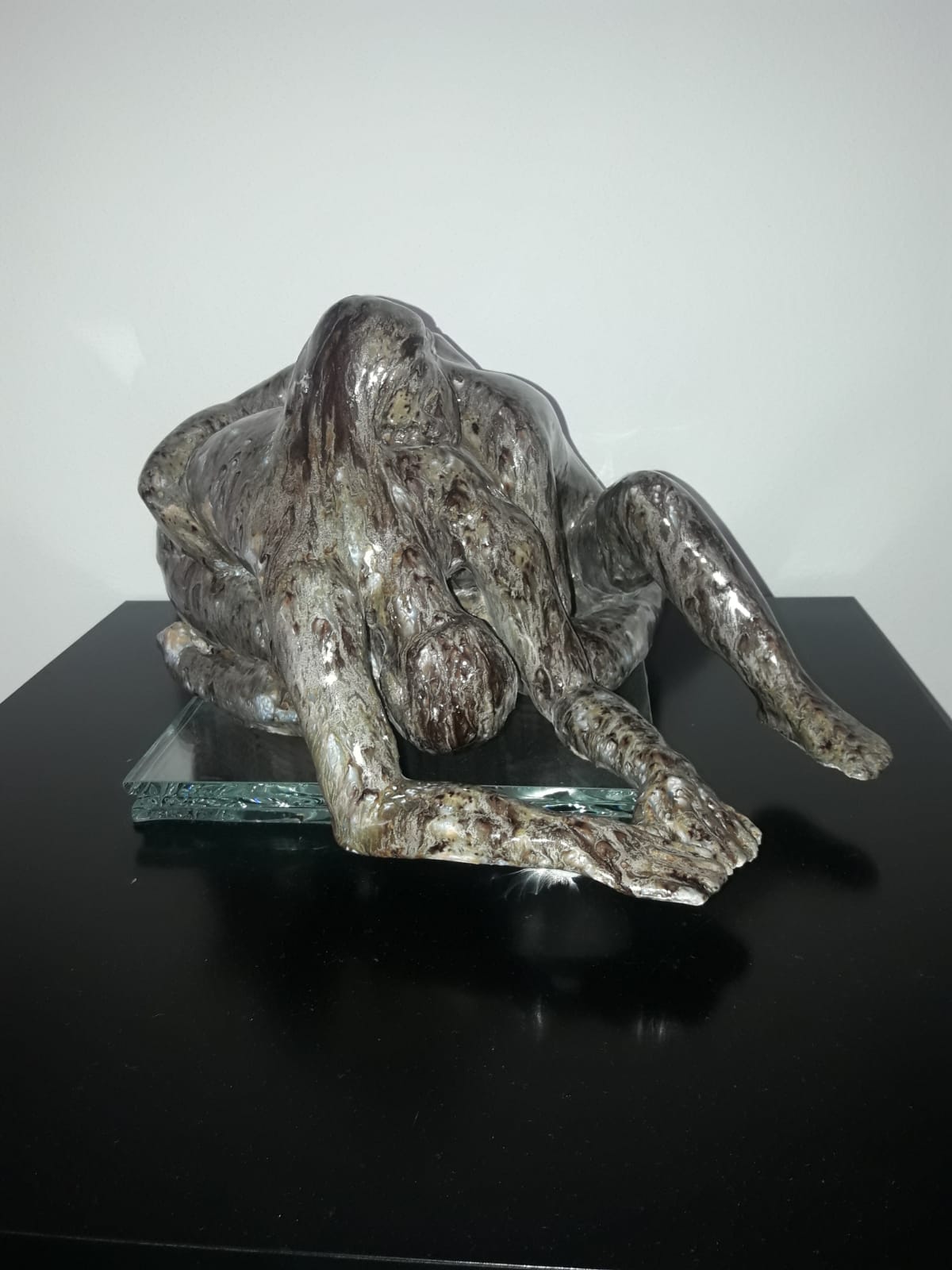 Tiola Zerbini - Scultura Semire smaltato in seconda cottura