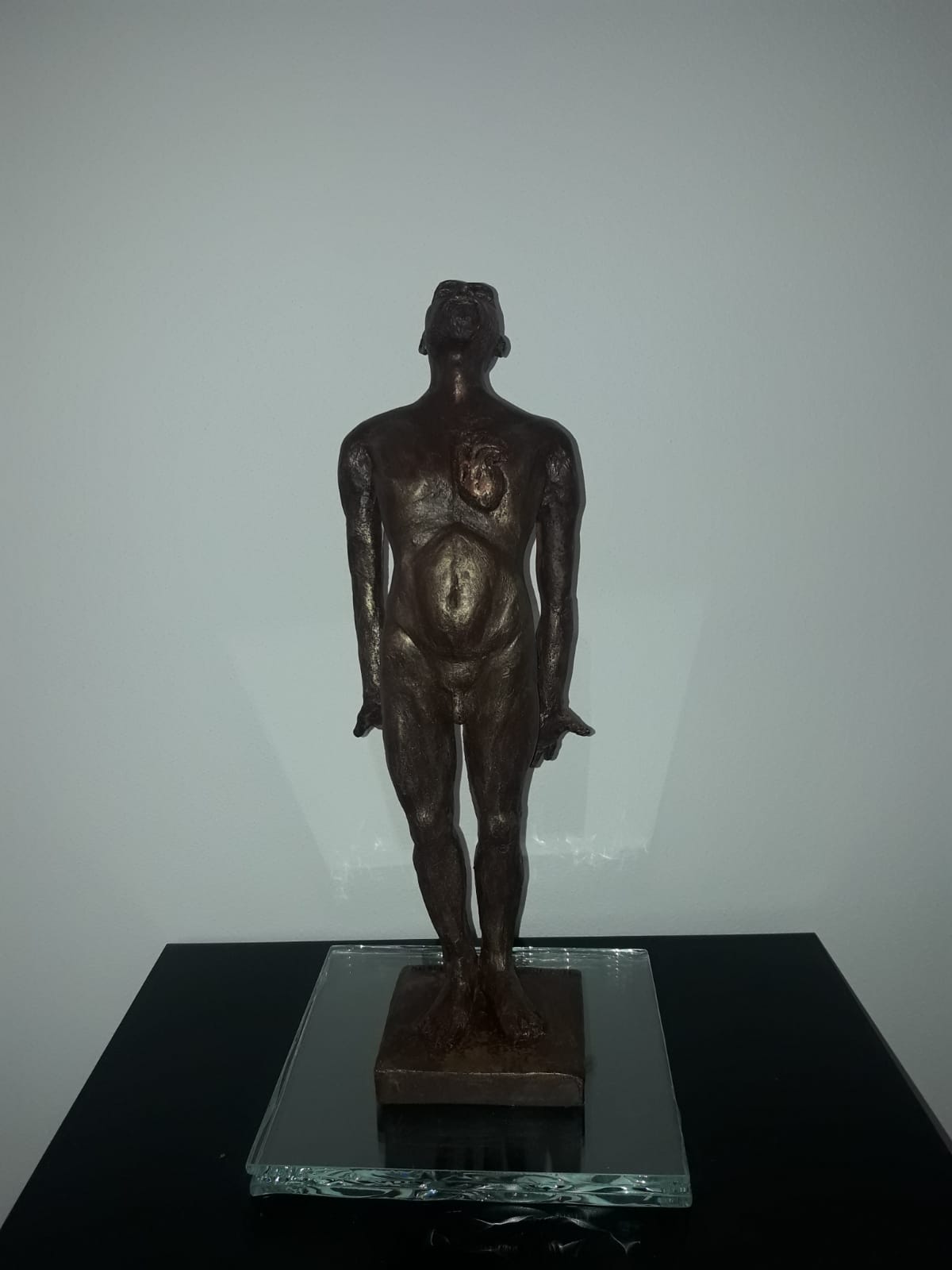 Tiola Zerbini - Scultura Semire dipinto olio